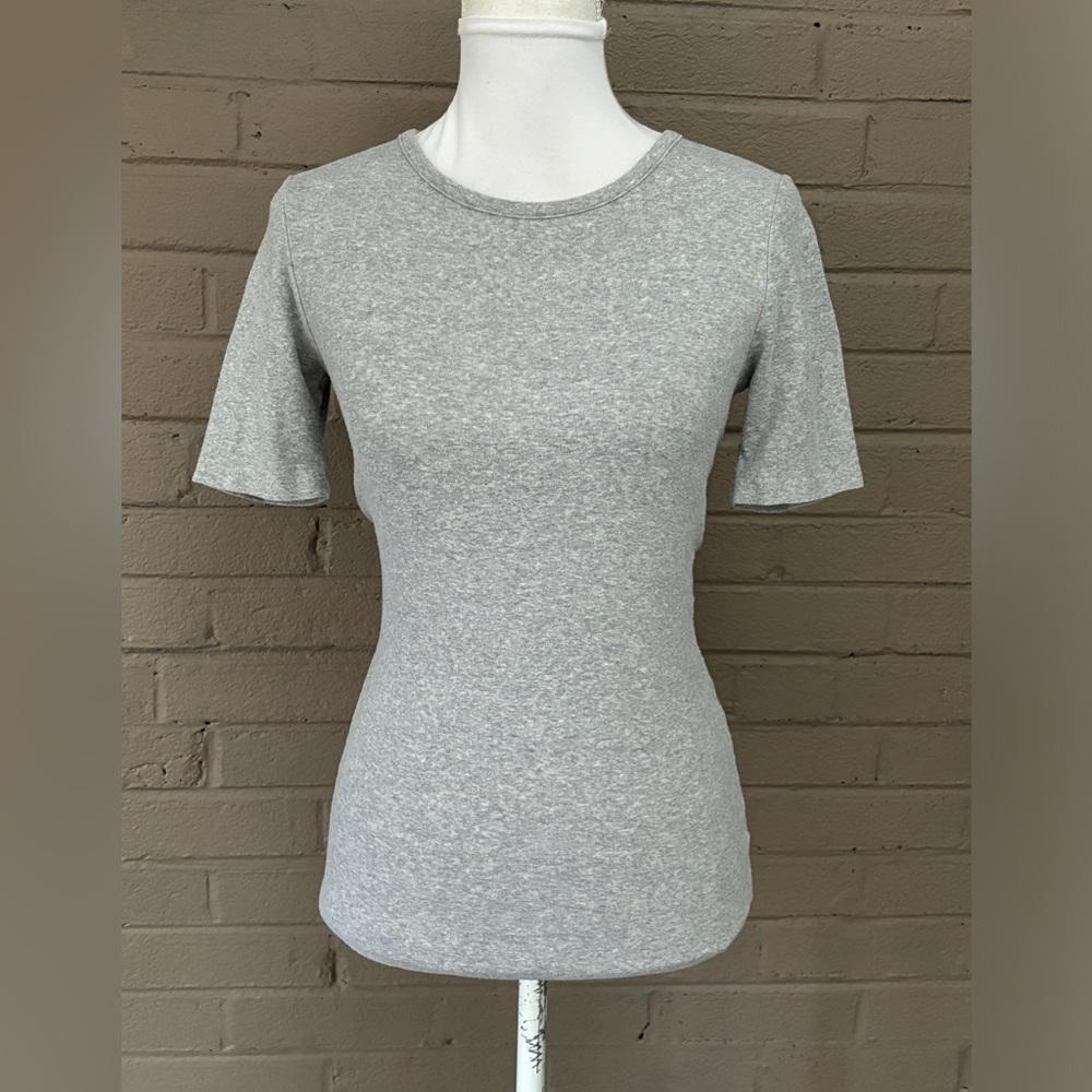 FRAME. Gray short sleeve top S